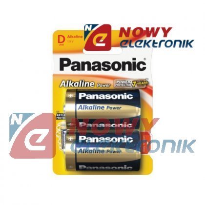 Bateria LR20 PANASONIC ALKALINE D R20