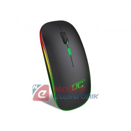 Mysz bezprzewodowa Bluetooth LTC LXM300 Czarna, podświetlenie RGB
