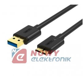 Kabel USB 3.0 - MicroUSB B 2m Y-C463GBK UNITEK Mikro USB B, do dysków