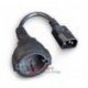 Adapter zasilania IEC320 C14 -SCHUKO(F) do UPS 15-20CM