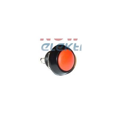 Przycisk GQ12-B/A RED Monostab. Alum/12mm/IP65/2A/36VDC
