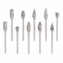 Zestaw frezów czołowych 3x6mm z węglików spiekanych VHM-Narzędzia Warsztatowe i Wyposażenie