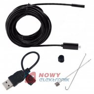 Kamera inspekcyjna USB 10m 5,5mm 6 LED (ENDOSKOP) ANDROID microUSB