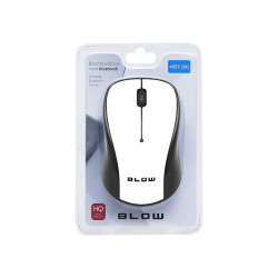 Mysz BLOW Bezp. MBT-100 White Bluetooth optyczna, biała-Komputery i Tablety