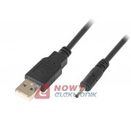 Kabel USB-Wtyk DC 0,7/2,5 do Tableta wt.USB-A/DC 0.7/2.5