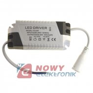 Zasilacz ZI LED prąd. 300mA 18W DC45-63V 15-18W Prądowy, LED Driver