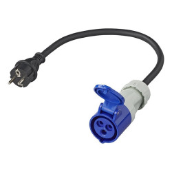 Adapter CEE gniazdo na wtyk 230V 3x2.5mm na kablu do kampera-Motoryzacja