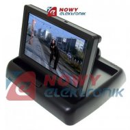 Monitor LCD 4,3" flip down do kamera cofania