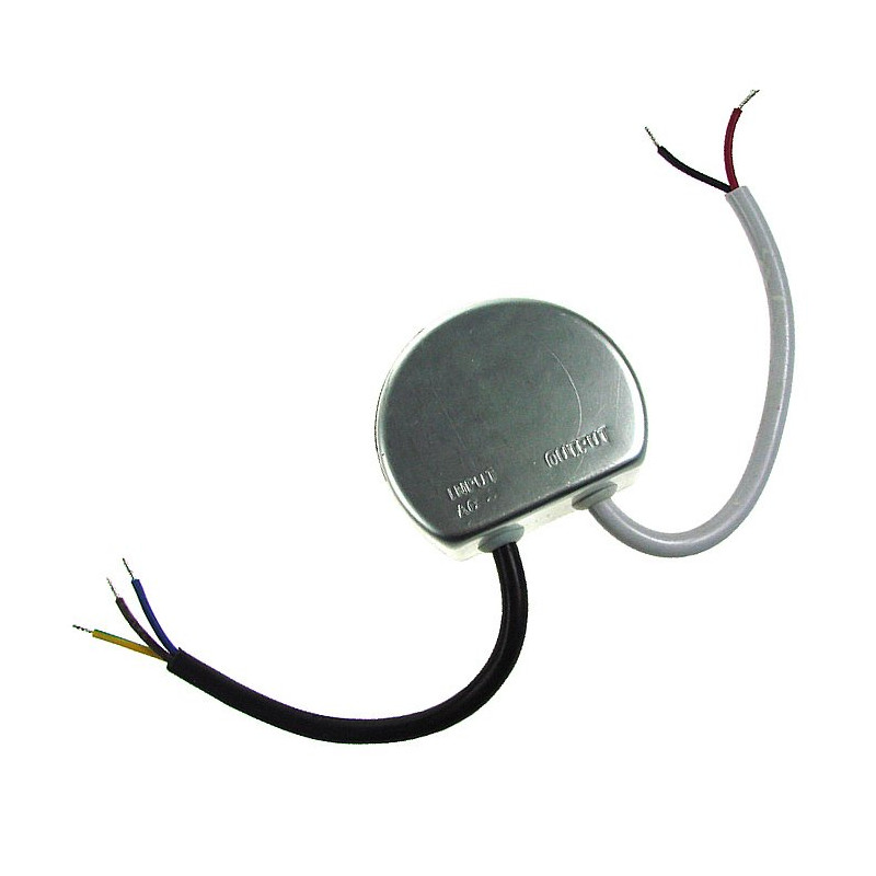 Zasilacz ZI LED 12V/1,25A   IP67 15W Impulsowy okrągły do puszki-Zasilacze i Transformatory