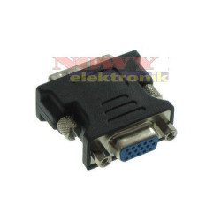 Przejście DVI-I Wt./HDB15 Gn. Adapter DVI/SVGA-Komputery i Tablety
