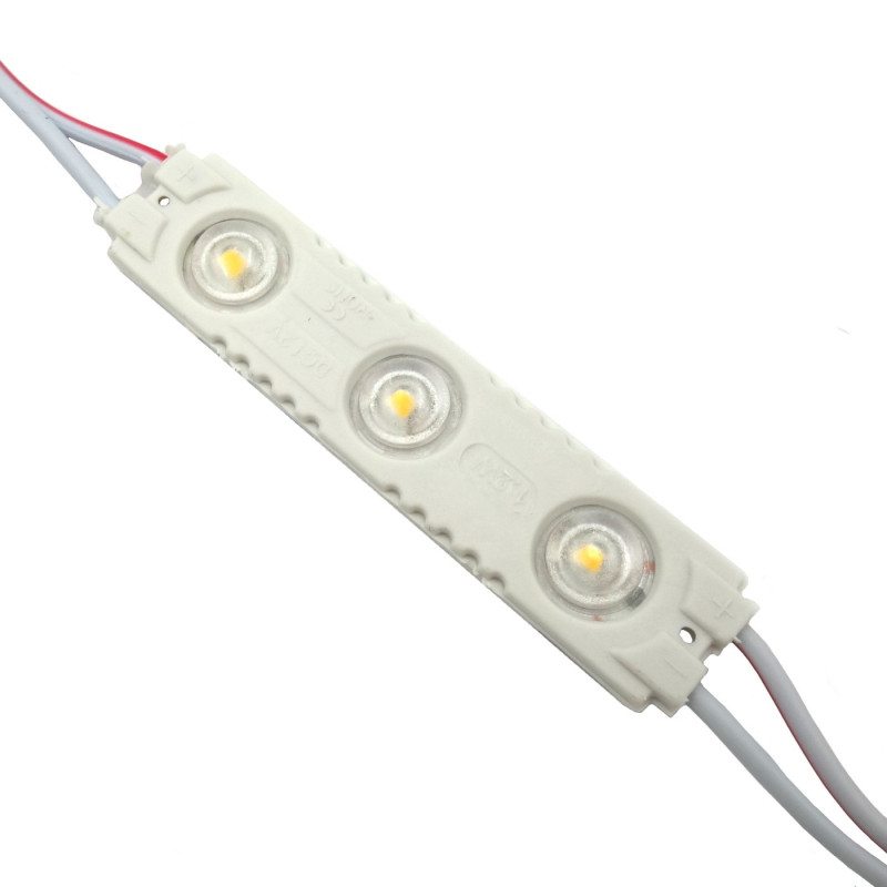 20 Moduli LED HL03 1.08W 6500K 12V IP65 – Bianco Freddo Per Insegne Pubblicitarie