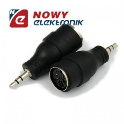 Przejście Gn.DIN545/Wt.Jack 3,5 Adapter DIN/Jack-Podzespoły Elektroniczne
