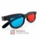 Okulary 3D anaglifowe filtr czerwony i niebieski