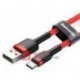 Kabel USB  USB-C 2m BASEUS TYPE-C Red+Black 2A
