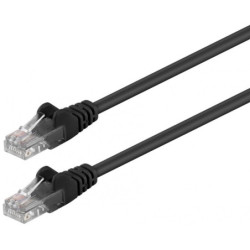 Kabel LAN Kat.5e UTP 2m Czarny-Kable i Przyłącza RTV i PC