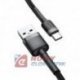 Kabel USB A - USB-C 2m BASEUS QC 3.0 2A Szaro-czarny