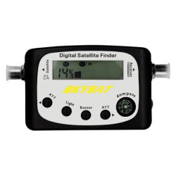 Miernik satelitarny SAT FINDER SKYSAT z wyświetlaczem LCD-RTV SAT DVB-T