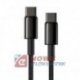 Kabel USB-C Wt/Wt Baseus 2m 100W Black
