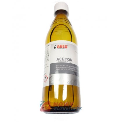 Rozpuszczalnik Aceton 0,5L w szkle