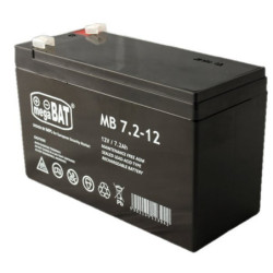 Akumulator 12V-7,2Ah     MegaBat żelowy-Akumulatory i Ładowarki