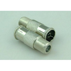 Przejście Gniazdo F/Gniazdo TV Adapter F/TV-Podzespoły Elektroniczne