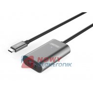 Kabel USB 3.1 wt.USB-C/gn.A 5M  adapter ze wzmacniaczem UNITEK U304A
