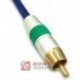 Kabel 1xRCA 1m COAXIAL HQ Premium, Wtyk Red/Green/Blue