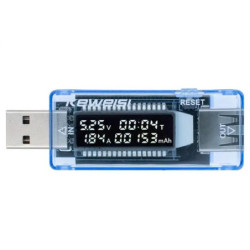 Tester napięcia i prądu USB 3A Oryginał KEWESI KWS-V20 woltomierz-Mierniki i Multimetry