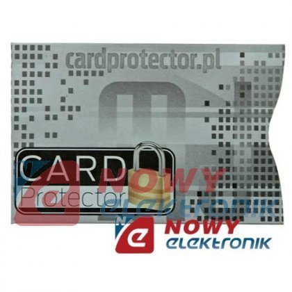 Etui ochronne karty zbliżeniowe antykradzieżowe Ochraniacz RFID pokrowiec