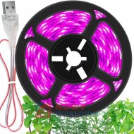 Taśma LED SMD2835 1m Do uprawy i wzrostu roślin, USB 5V, Heckermann