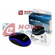 Mysz optyczna BLOW MP-20 Blue Niebieska, USB
