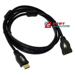 Kabel HDMI - Przedłużacz 1,5m VITALCO Wtyk-Gniazdo, z filtrami-Kable i Przyłącza RTV i PC