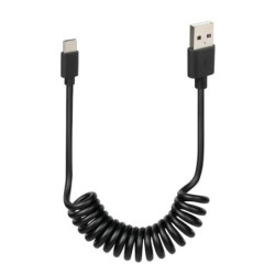 Kabel USB/USB-C Spiralny 1m LAMPA-Kable i Przyłącza RTV i PC