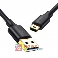 Kabel USB - MiniUSB 0,25m UGREEN Czarny