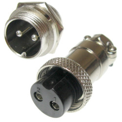 Złącze przem. DS-11-10-2B6 2pin Przemysłowe, Wtyk + Gniazdo-Podzespoły Elektroniczne