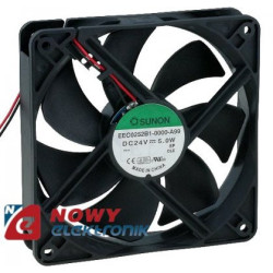 Wentylator 120x25 24V EEC0252B1 kulka 183m3h 44,5dBA EEC0252B1-A99-Wentylacja i Chłodzenia