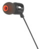 Słuchawki Douszne JBL Tune 110 Przewodowe z pilotem, Czarne, Jack 3,5-Naglosnienie i Estrada
