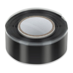 Taśma samowulkanizująca REBEL Czarna 19mm 2,5m-Narzędzia Warsztatowe i Wyposażenie