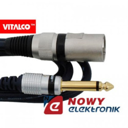 Kabel Jack 6,3 - XLR 1,5m Wtyk - Wtyk, MK34 Vitalco-Kable i Przyłącza RTV i PC