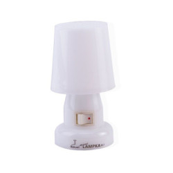 Lampka nocna ML-1 Biała ciepła Lampa do gniazdka-Oświetlenie