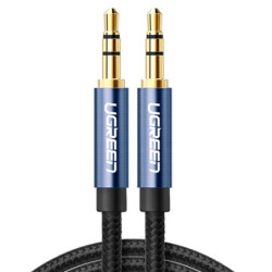 Kabel Jack 3,5 Wt.-Wt. 1,5m AUX UGREEN, Niebieski-Kable i Przyłącza RTV i PC