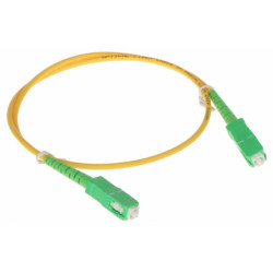 Patchcord światłowód 9/125 0,5m SM SC APC FTTH zielony-zielony-Kable i Przyłącza RTV i PC