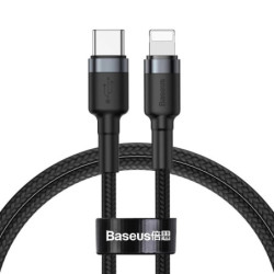 Kabel USB-C/Lightning 1m BASEUS Power Delivery 18W CATLKLF-G1-Kable i Przyłącza RTV i PC