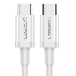Kabel USB-C Wtyk-Wtyk 0,5m Biały UGREEN US264 60517 QC AFC-Kable i Przyłącza RTV i PC