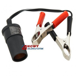 Gniazdo zapalniczki z krokodyl. CS-11 10A max-Motoryzacja