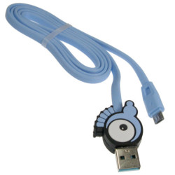 Kabel USB/Micro 1m WESDAR Momo Do smartfona/tabletu  dla dzieci-Kable i Przyłącza RTV i PC