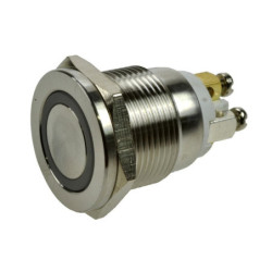 Przycisk GQ19PF-10E/R/24V/S metal/19mm przycisk OFF-(ON) monost. cze-Podzespoły Elektroniczne