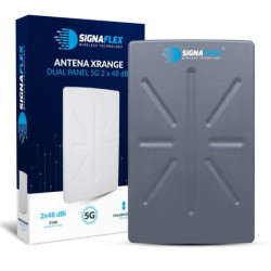 Antena GSM/LTE4G 5G DUAL 48dbi | 3G MIMO +2x kabel 10m FME + SMA, XRANGE-Telefony i Smartfony