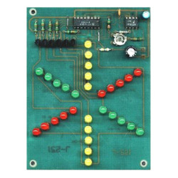 J-251 Gwiazda Sześcioramienna 30 LED, zabawka, zasilanie 12V-Zestawy do samodzielnego montażu