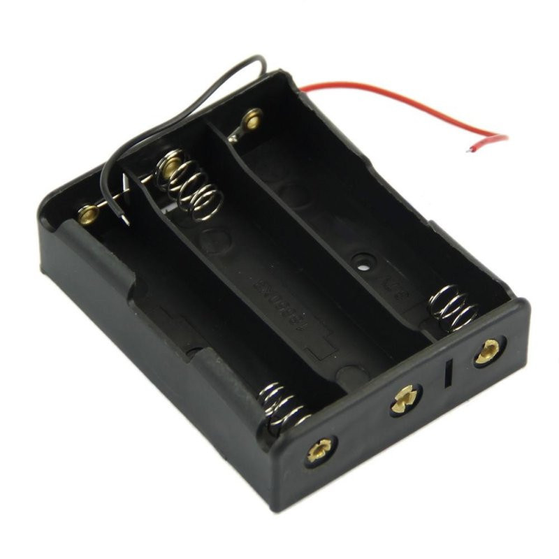 Koszyk baterii 3x18650 Li-ION Z przewodami-Baterie